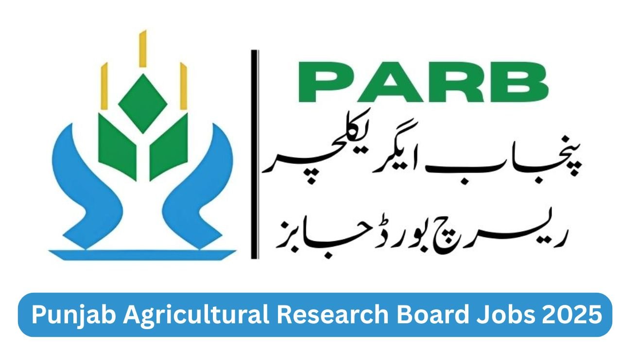Punjab Agricultural Research Board (PARB) Jobs May 2025