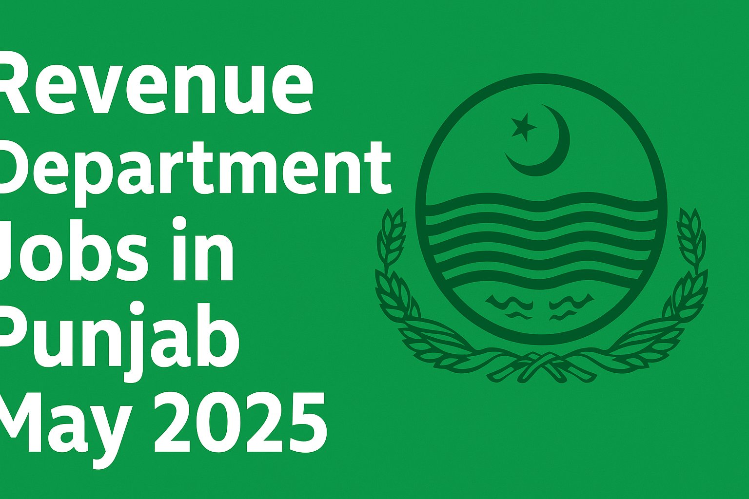 Revenue Department Jobs in Punjab May 2025