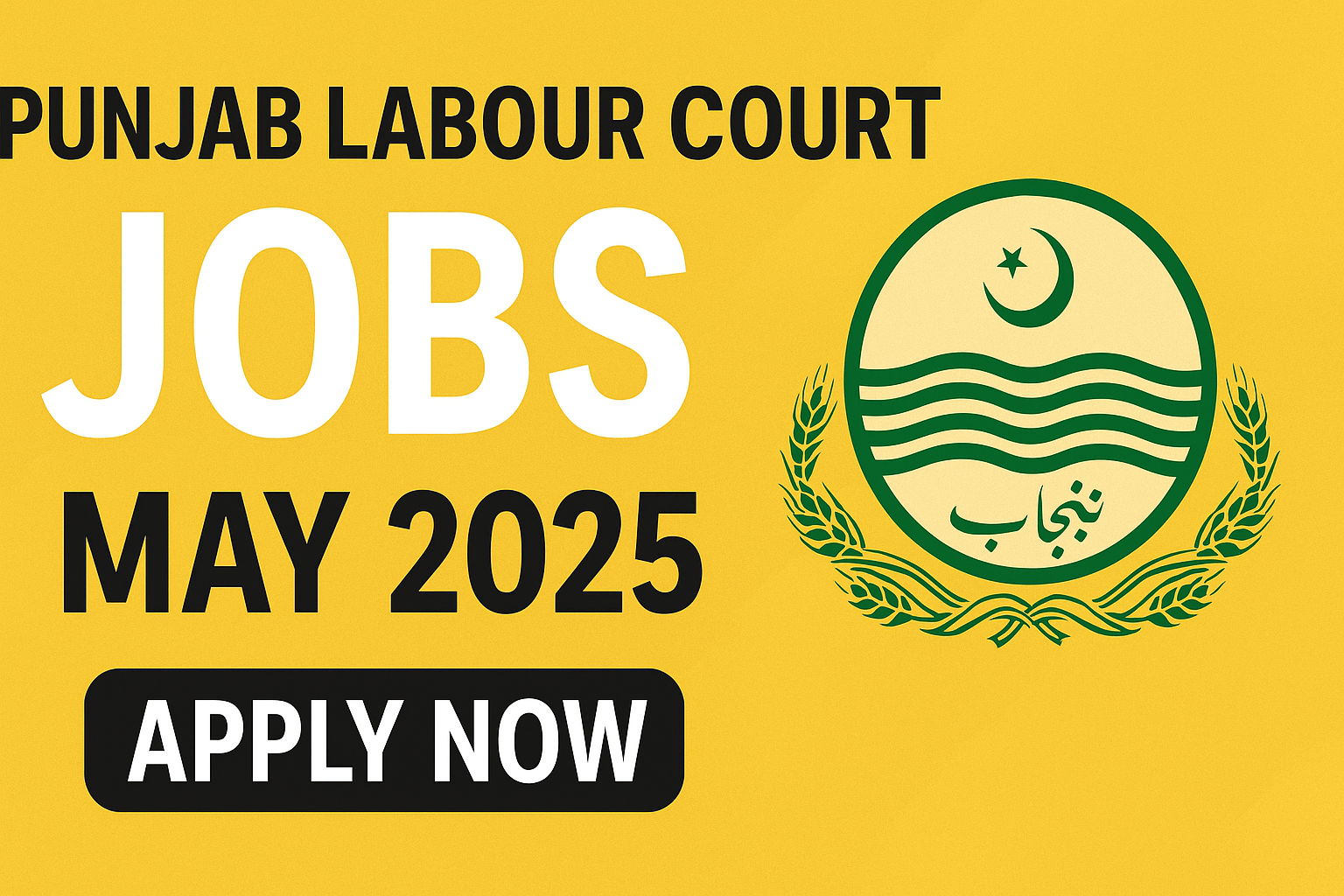 Punjab Labour Court Jobs May 2025 Advertisement