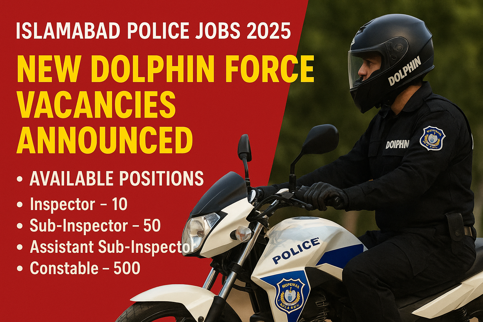 Islamabad Police Jobs 2025