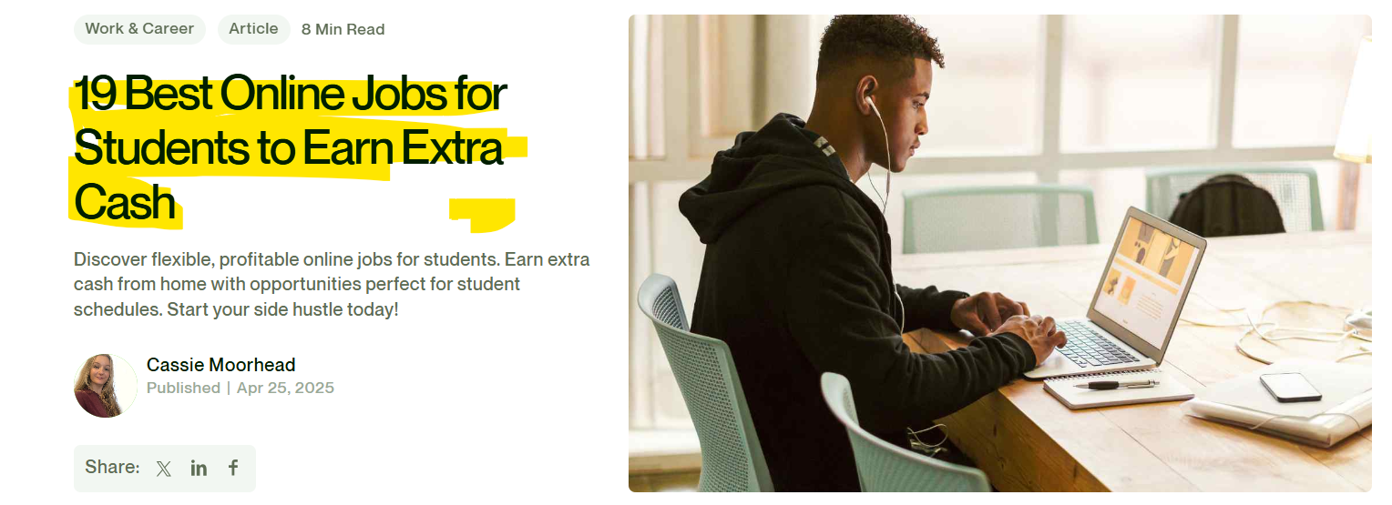 Online Jobs for Students in Pakistan